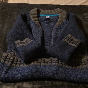 Carter’s zip down sweater.  Boys size 8